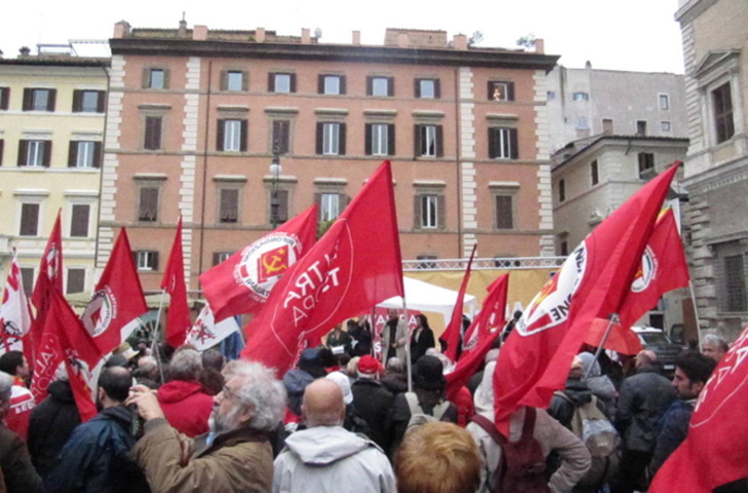 La Causa Giusta contro Renzi e la Troika - L'Altra Europa Manifestazione 29 novembre Roma